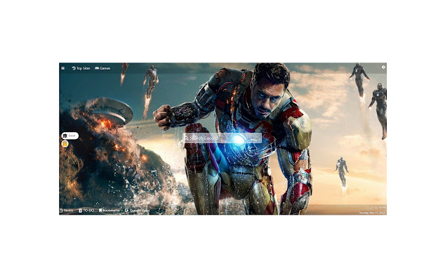 Iron Man Wallpaper New Tab Theme [Install]  from Chrome web store to be run with OffiDocs Chromium online